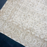 7’6 x 11’3 Vintage Oushak Rug Beige & Dark Taupe '4537