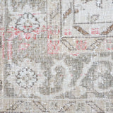 7’6 x 11’3 Vintage Oushak Rug Beige & Dark Taupe '4537