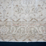 7’6 x 11’3 Vintage Oushak Rug Beige & Dark Taupe '4537