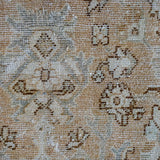9’8 x 12’4 Classic Antique Rug Muted Beige, Gray & Brown '3695