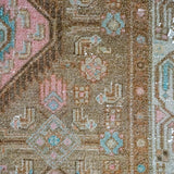 3’6 x 13’9 Persian Malayer Runner Camel and Blush Pink '2914