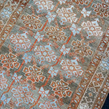 3’3 x 6’6 Classic Vintage Rug Muted Bronze, Copper & Blue Carpet '3645