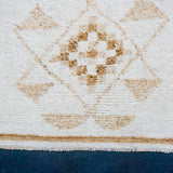 3’3 x 10'10 Vintage Herki Runner Cream & Light Brown