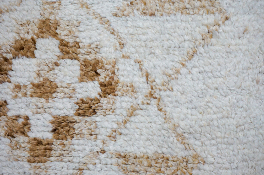 3’3 x 10'10 Vintage Herki Runner Cream & Light Brown