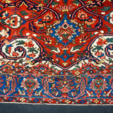 10’6 x 13’3 Classic Antique Rug Red, Indigo, Cream &  Green '5254