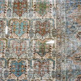 5’ x 6’5 Classic Vintage Rug Muted Green, Blue & Copper SB