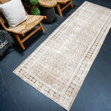 3’4 x 10’2 Classic Vintage Runner Muted Beige, Brown & Terra Cotta