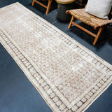 3’4 x 10’2 Classic Vintage Runner Muted Beige, Brown & Terra Cotta
