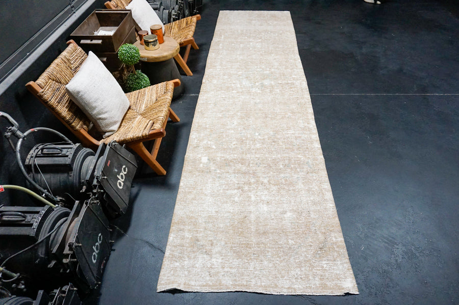 3’4 x 13’3 Classic Vintage Runner Muted Taupe & Sage