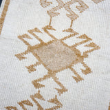 3’2 x 11’3 Vintage Herki Runner Cream & Light Brown