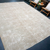 9’10 x 13’4 Classic Vintage Rug Muted Gray, Sage Green + Terra Cotta
