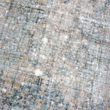 7’ x 10’ Classic Vintage Hamadan Taupe, Turquoise & Sea Foam Green '5103