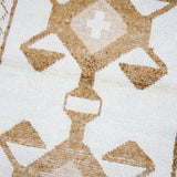 3’4 x 11’7 Vintage Herki Runner Cream & Warm Browns