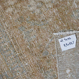 8’8 x 12’2 Classic Vintage Rug Muted Camel Beige & Sage Green