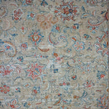 10’ x 13’5 Classic Vintage Rug Muted Golden Beige, Gray, Blue and Red Carpet SB