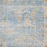 4’4 x 5’8 Classic Vintage Rug Muted Denim Blue & Ecru SB '5036