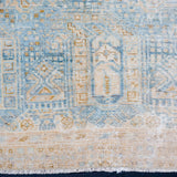 4’4 x 5’8 Classic Vintage Rug Muted Denim Blue & Ecru SB '5036