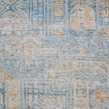 4’4 x 5’8 Classic Vintage Rug Muted Denim Blue & Ecru SB '5036