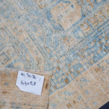 4’4 x 5’8 Classic Vintage Rug Muted Denim Blue & Ecru SB '5036