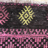 4 X 11 Turkish Runner Embroidered & Overdyed Pink