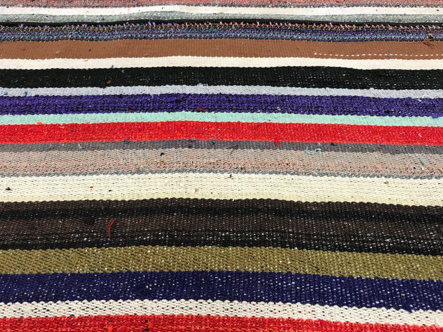 10x10 MCM Striped Vintage Kilim