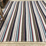 MCM Design 7 x 9 Vintage Kilim Flatweave Carpet Filikli Turkish Kilim