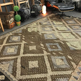 7 x 11 Cicim (jijim) Carpet Large Vintage Turkish Bohemian Kilim Rug Muted