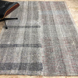 5 x 8 MCM Kilim Gray, Black and Brown