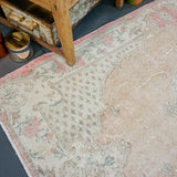 4 X 7 Vintage Oushak 2210