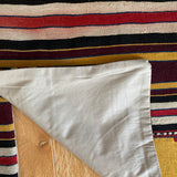 Set of 2 Vintage Turkish Kilim Pillows 19” x 19” Wool Carpet Fragment 1970's (cover only) 1270, 1303