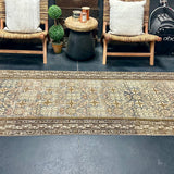 3’4 x 16’6 Classic Antique Runner Muted Blue, Beige & Green '5344