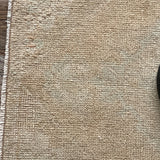 1’8 x 2’9 Vintage Oushak Runner Muted Light Camel, Greige & Blue-Gray '5202