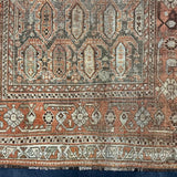 3’2 x 15’9 Classic Antique Runner Muted Copper, Taupe, Green & Blue SB