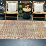 3’7 x 16’7 Classic Antique Runner Muted Copper, Gray & Taupe