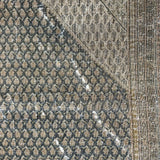 8’8 x 11’5 Classic Vintage Tabriz Rug Muted Midnight Blue, Gray & Taupe '5312