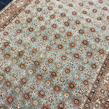 7’ x 10’1 Classic Vintage Rug Copper, Sea Blue & Bronze '4940
