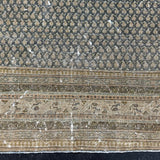 8’8 x 11’5 Classic Vintage Tabriz Rug Muted Midnight Blue, Gray & Taupe '5312