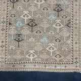 3’7 x 6’8 Classic Antique Rug Muted Taupe, Camel & Blue