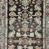 3’6  x 15’6 Classic Antique Runner Muted Black, Gray & Copper '5341