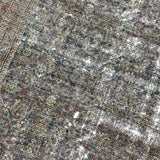 10’4 x 13’6 Classic Antique Rug Muted Dark Denim, Rust & Brown '5329