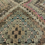 7 x 12 Cicim (jijim) Carpet Large Vintage Turkish Bohemian Kilim Rug