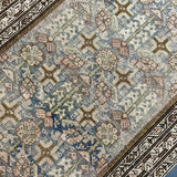 3’4 x 16’6 Classic Antique Runner Muted Blue, Beige & Green '5344
