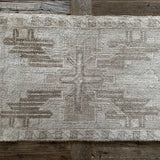 1’7 x 2’4 Antique Taspinar Monochromatic Rug Muted Taupe & Brown