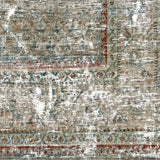 6’5 x 10’2 Classic Antique Carpet Muted Greige, Sea Blue & Red