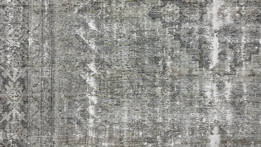 9’10 x 13’6 Classic Antique Sultanabad Rug Muted Gray, Brown + Seafoam Green