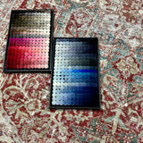 9’4 x 12’10 Classic Vintage Heriz Rug Muted Teal, Red & Gray