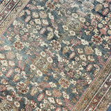 3’7 x 15’4 Classic Antique Runner Muted Black, Copper & Beige