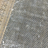 7’10 x 10’7 Classic Vintage Tabriz Rug Muted Denim Blue & Dark Beige '5094