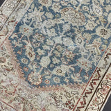 2’10 x 11’7 Classic Antique Runner Muted Denim Blue & Gray