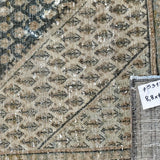 8’8 x 11’5 Classic Vintage Tabriz Rug Muted Midnight Blue, Gray & Taupe '5312